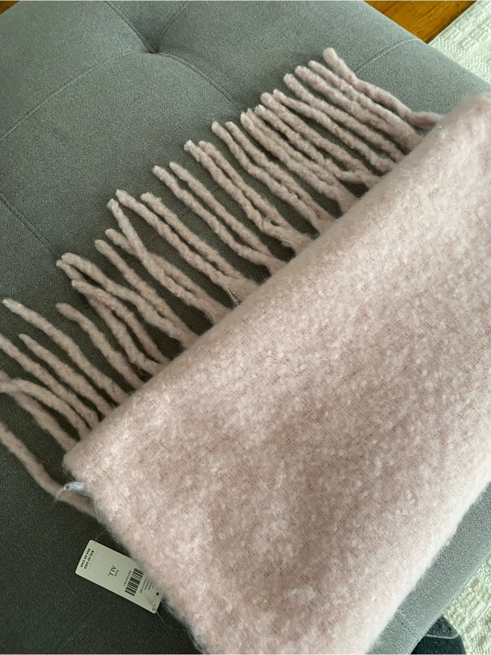 Anthropologie pink scarf NWT
